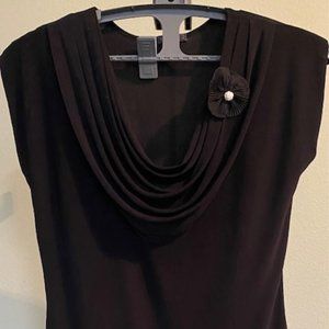 Dressy black blouse XL